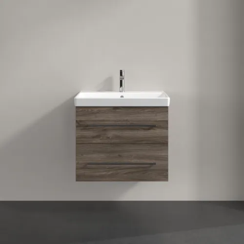 VILLEROY BOCH Avento Waschbeckenunterschrank, 2 Auszüge, 626 x 514 x 484 mm, Stone Oak #A89000RK, Bild 7