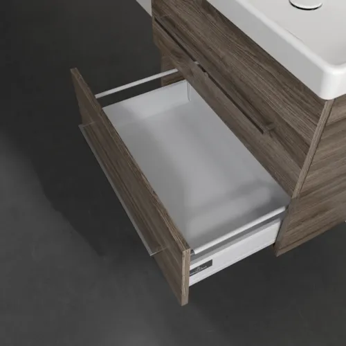 VILLEROY BOCH Avento Waschbeckenunterschrank, 2 Auszüge, 626 x 514 x 484 mm, Stone Oak #A89000RK, Bild 10