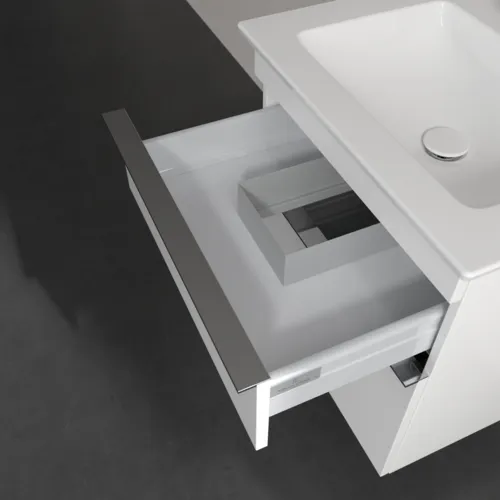 Bild von VILLEROY BOCH Venticello Waschbeckenunterschrank, 2 Auszüge, 553 x 590 x 502 mm, White Matt / White Matt #A92301MS