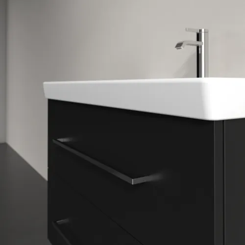Bild von VILLEROY BOCH Avento Waschbeckenunterschrank, 2 Auszüge, 776 x 514 x 484 mm, Volcano Black #A89100VL