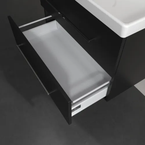 Bild von VILLEROY BOCH Avento Waschbeckenunterschrank, 2 Auszüge, 776 x 514 x 484 mm, Volcano Black #A89100VL