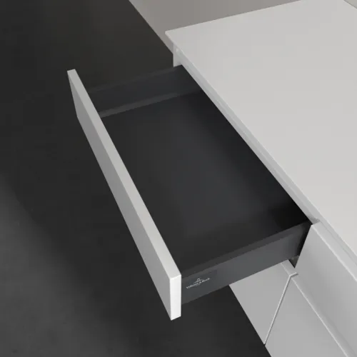 Obrázek VILLEROY BOCH Legato toaletní skříňka, s osvětlením, 4 výsuvy, 1200 x 550 x 500 mm, bílá matná / bílá matná #B582L0MS