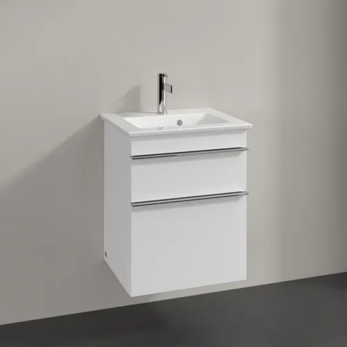 Bild von VILLEROY BOCH Venticello Waschbeckenunterschrank, 2 Auszüge, 466 x 590 x 425 mm, White Matt / White Matt #A92201MS