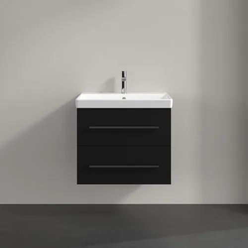 Bild von VILLEROY BOCH Avento Waschbeckenunterschrank, 2 Auszüge, 626 x 514 x 484 mm, Volcano Black #A89000VL
