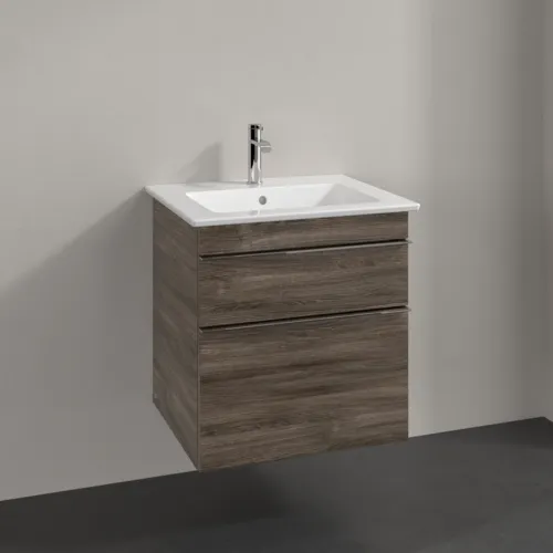Bild von VILLEROY BOCH Venticello Waschbeckenunterschrank, 2 Auszüge, 553 x 590 x 502 mm, Stone Oak / Stone Oak #A92301RK