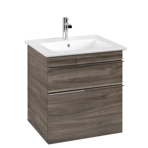 Picture of VILLEROY BOCH Venticello Vanity unit, 2 pull-out compartments, 553 x 590 x 502 mm, Stone Oak / Stone Oak #A92301RK