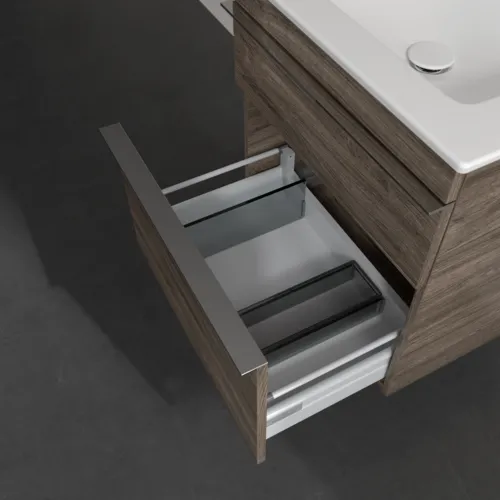 Bild von VILLEROY BOCH Venticello Waschbeckenunterschrank, 2 Auszüge, 553 x 590 x 502 mm, Stone Oak / Stone Oak #A92301RK