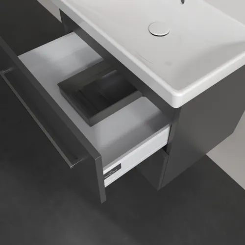 Bild von VILLEROY BOCH Avento Waschbeckenunterschrank, 2 Auszüge, 626 x 514 x 484 mm, Graphite #A89000VR