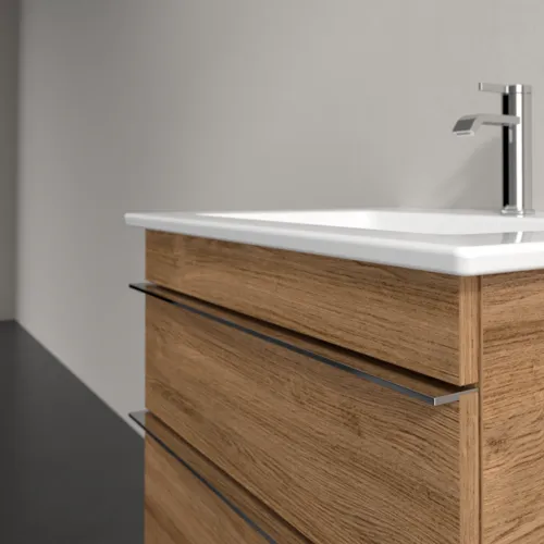 Bild von VILLEROY BOCH Venticello Waschbeckenunterschrank, 2 Auszüge, 553 x 590 x 502 mm, Kansas Oak / Kansas Oak #A92301RH