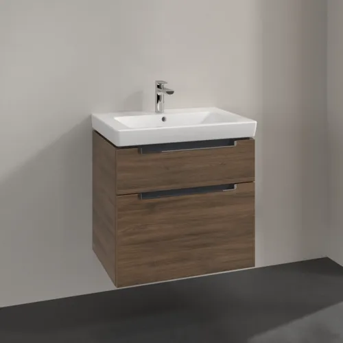 Bild von VILLEROY BOCH Subway 2.0 Waschbeckenunterschrank, 2 Auszüge, 637 x 590 x 454 mm, Arizona Oak #A91010VH