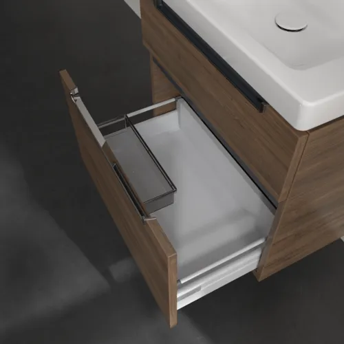 Bild von VILLEROY BOCH Subway 2.0 Waschbeckenunterschrank, 2 Auszüge, 637 x 590 x 454 mm, Arizona Oak #A91010VH