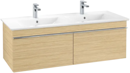Зображення з  VILLEROY BOCH Venticello Vanity unit, 2 pull-out compartments, 1253 x 420 x 502 mm, Nordic Oak / Nordic Oak #A93901VJ