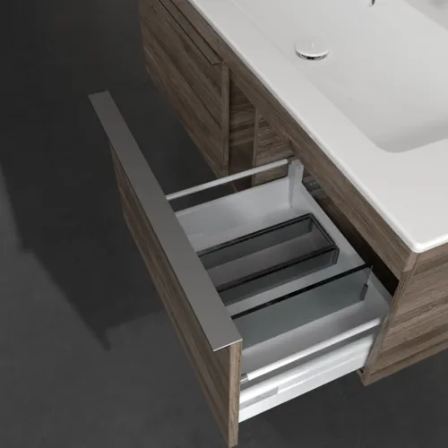 Bild von VILLEROY BOCH Venticello Waschbeckenunterschrank, 2 Auszüge, 1153 x 420 x 502 mm, Stone Oak / Stone Oak #A93801RK