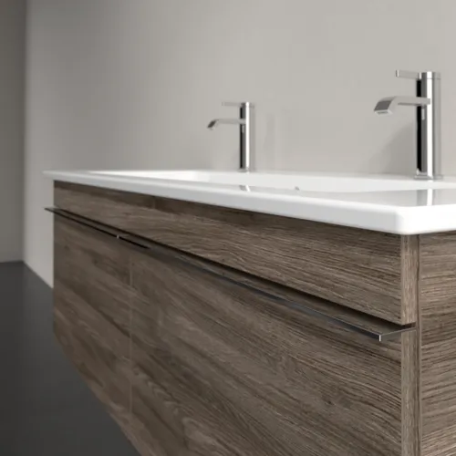 Bild von VILLEROY BOCH Venticello Waschbeckenunterschrank, 2 Auszüge, 1153 x 420 x 502 mm, Stone Oak / Stone Oak #A93801RK