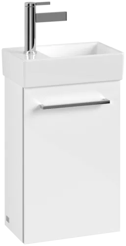 Picture of VILLEROY BOCH Avento Vanity unit, 1 door, 340 x 514 x 234 mm, Crystal White #A87601B4