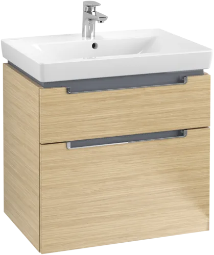 Picture of VILLEROY BOCH Subway 2.0 Vanity unit, 2 pull-out compartments, 637 x 590 x 454 mm, Nordic Oak #A91010VJ