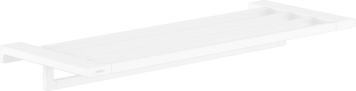 HANSGROHE AddStoris Q Handtuchablage mit Handtuchhalter #41751700 - Mattweiß