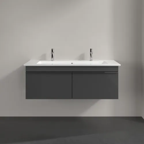 Bild von VILLEROY BOCH Venticello Waschbeckenunterschrank, 2 Auszüge, 1153 x 420 x 502 mm, Glossy Grey / Glossy Grey #A93801FP
