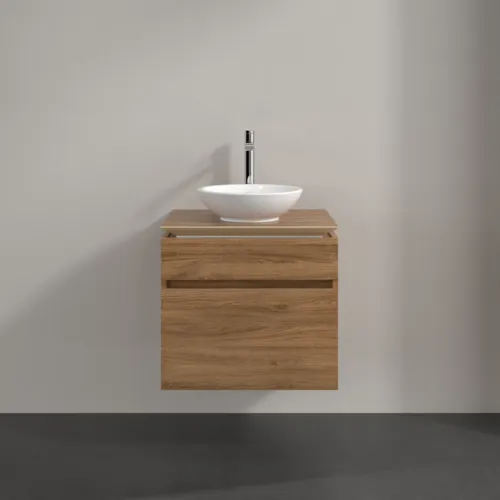 Bild von VILLEROY BOCH Legato Waschbeckenunterschrank, 2 Auszüge, 600 x 550 x 500 mm, Kansas Oak / Kansas Oak #B56800RH