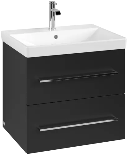 Obrázek VILLEROY BOCH Avento toaletní skříňka, 2 výsuvy, 576 x 514 x 484 mm, Volcano Black #A88900VL