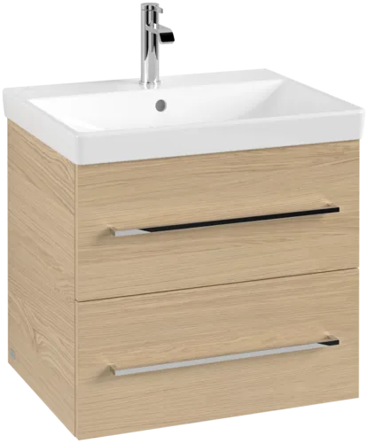 Picture of VILLEROY BOCH Avento Vanity unit, 2 pull-out compartments, 576 x 514 x 484 mm, Nordic Oak #A88900VJ