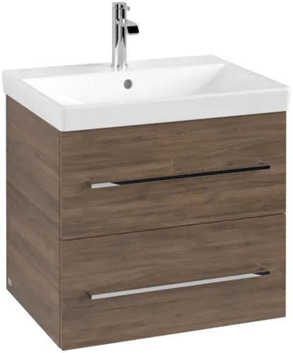 Picture of VILLEROY BOCH Avento Vanity unit, 2 pull-out compartments, 576 x 514 x 484 mm, Arizona Oak #A88900VH