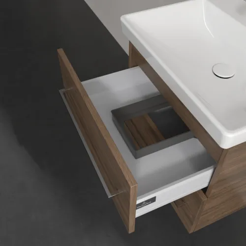 Picture of VILLEROY BOCH Avento Vanity unit, 2 pull-out compartments, 576 x 514 x 484 mm, Arizona Oak #A88900VH
