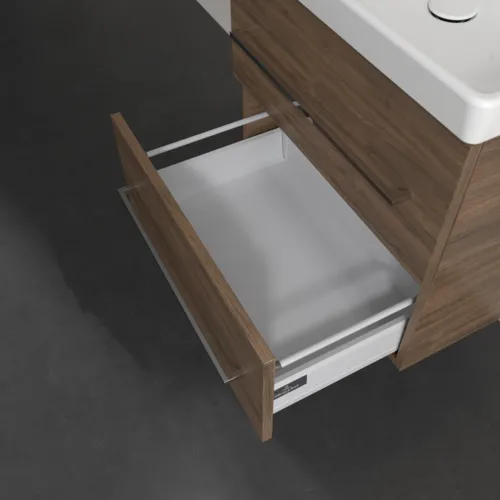 Picture of VILLEROY BOCH Avento Vanity unit, 2 pull-out compartments, 576 x 514 x 484 mm, Arizona Oak #A88900VH
