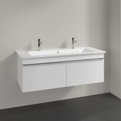 Bild von VILLEROY BOCH Venticello Waschbeckenunterschrank, 2 Auszüge, 1153 x 420 x 502 mm, Glossy White / Glossy White #A93801DH