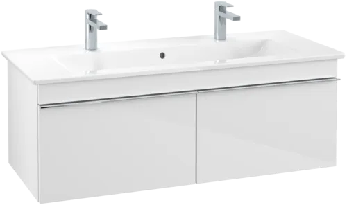 Зображення з  VILLEROY BOCH Venticello Vanity unit, 2 pull-out compartments, 1153 x 420 x 502 mm, Glossy White / Glossy White #A93801DH