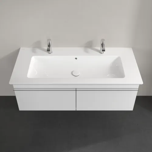 Bild von VILLEROY BOCH Venticello Waschbeckenunterschrank, 2 Auszüge, 1153 x 420 x 502 mm, Glossy White / Glossy White #A93801DH