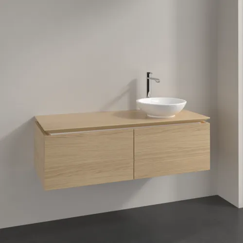 Bild von VILLEROY BOCH Legato Waschbeckenunterschrank, 2 Auszüge, 1200 x 380 x 500 mm, Nordic Oak / Nordic Oak #B58100VJ
