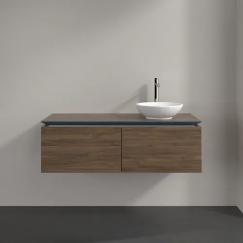 Bild von VILLEROY BOCH Legato Waschbeckenunterschrank, 2 Auszüge, 1200 x 380 x 500 mm, Arizona Oak / Arizona Oak #B58100VH