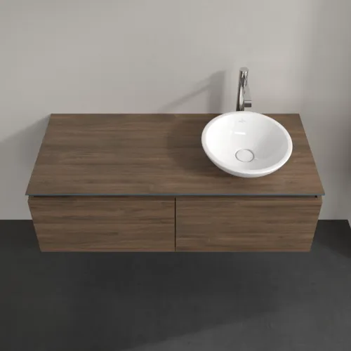 Bild von VILLEROY BOCH Legato Waschbeckenunterschrank, 2 Auszüge, 1200 x 380 x 500 mm, Arizona Oak / Arizona Oak #B58100VH