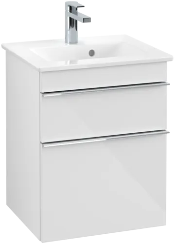 VILLEROY BOCH Venticello Vanity unit, 2 pull-out compartments, 466 x 590 x 425 mm, Glossy White / Glossy White #A92201DH resmi