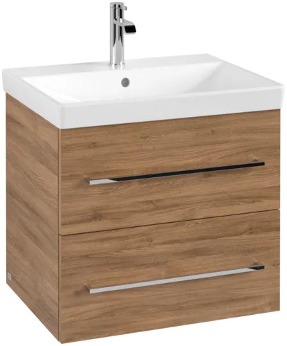 Picture of VILLEROY BOCH Avento Vanity unit, 2 pull-out compartments, 576 x 514 x 484 mm, Oak Kansas #A88900RH