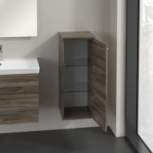 Bild von VILLEROY BOCH Avento Seitenschrank, 1 Tür, 347 x 888 x 405 mm, Stone Oak #A89501RK
