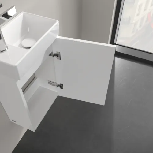 Bild von VILLEROY BOCH Avento Waschbeckenunterschrank, 1 Tür, 340 x 514 x 234 mm, Brilliant White #A87611VE