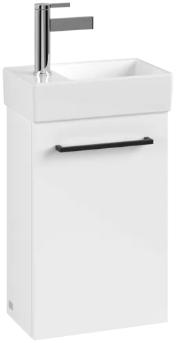 Obrázek VILLEROY BOCH Avento toaletní skříňka, 1 dvířka, 340 x 514 x 234 mm, lesklá bílá #A87611VE
