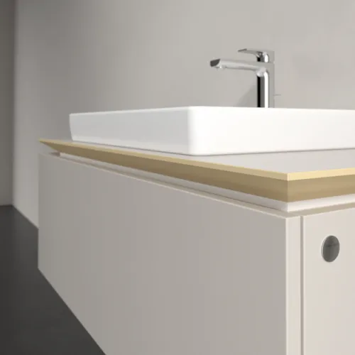 Bild von VILLEROY BOCH Legato Waschbeckenunterschrank, 1 Auszug, 1000 x 380 x 500 mm, Soft Grey / Soft Grey #B68000VK