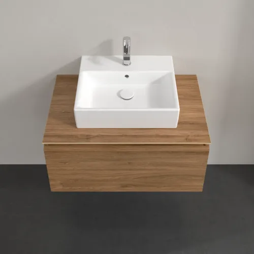 Bild von VILLEROY BOCH Legato Waschbeckenunterschrank, 1 Auszug, 800 x 380 x 500 mm, Kansas Oak / Kansas Oak #B60100RH