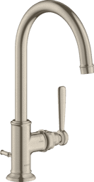 Bild von HANSGROHE AXOR Montreux Einhebel-Waschtischmischer 210 mit Hebelgriff und Zugstangen-Ablaufgarnitur #16517820 - Brushed Nickel