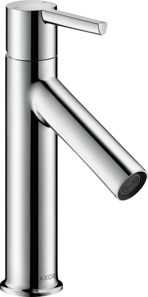 Bild von HANSGROHE AXOR Starck Einhebel-Waschtischmischer 100 mit Hebelgriff und Ablaufgarnitur #10003000 - Chrom