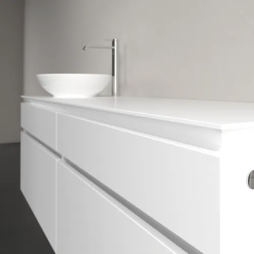 Bild von VILLEROY BOCH Legato Waschbeckenunterschrank, 4 Auszüge, 1600 x 550 x 500 mm, White Matt / White Matt #B59600MS