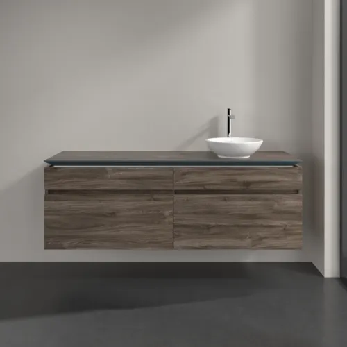 Bild von VILLEROY BOCH Legato Waschbeckenunterschrank, 4 Auszüge, 1600 x 550 x 500 mm, Stone Oak / Stone Oak #B59800RK