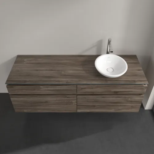 Bild von VILLEROY BOCH Legato Waschbeckenunterschrank, 4 Auszüge, 1600 x 550 x 500 mm, Stone Oak / Stone Oak #B59800RK