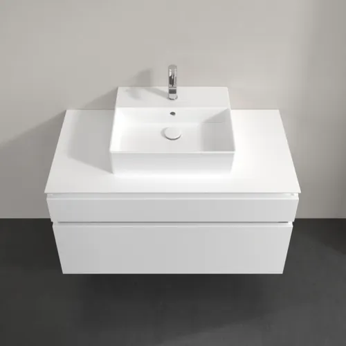 Bild von VILLEROY BOCH Legato Waschbeckenunterschrank, 2 Auszüge, 1000 x 550 x 500 mm, Glossy White / Glossy White #B60400DH