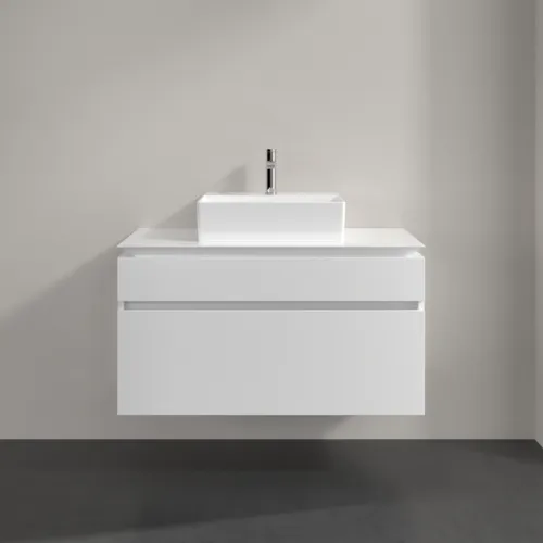 Bild von VILLEROY BOCH Legato Waschbeckenunterschrank, 2 Auszüge, 1000 x 550 x 500 mm, Glossy White / Glossy White #B60400DH