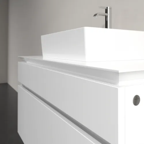 Bild von VILLEROY BOCH Legato Waschbeckenunterschrank, 2 Auszüge, 1000 x 550 x 500 mm, Glossy White / Glossy White #B60400DH