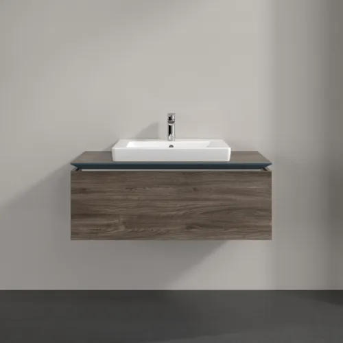 Bild von VILLEROY BOCH Legato Waschbeckenunterschrank, 1 Auszug, 1000 x 380 x 500 mm, Stone Oak / Stone Oak #B68000RK
